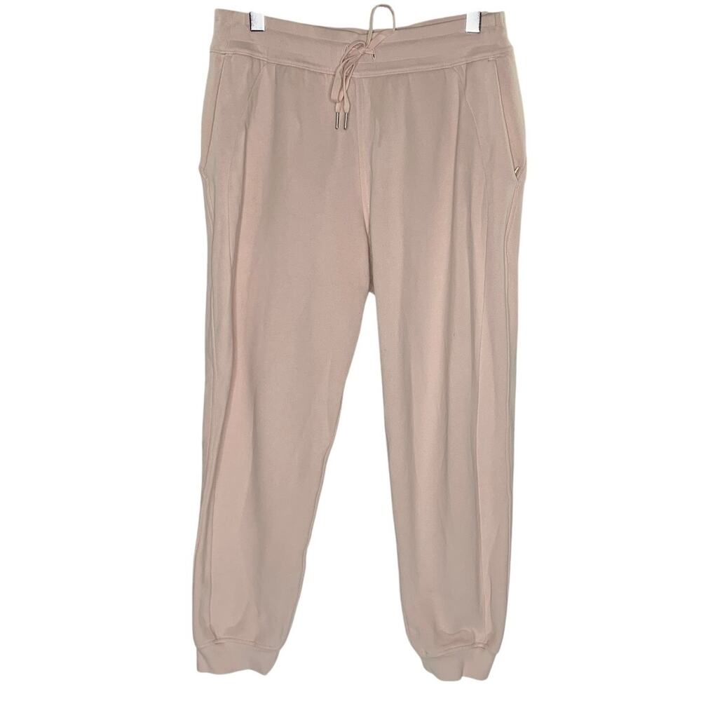 Lululemon Scuba High Rise Jogger Pants 12 Pink Mist Gym Active Lounge - Picture 1 of 9
